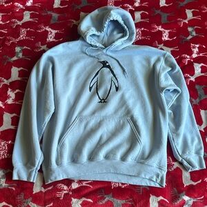 Light Blue Penguin Hoodie